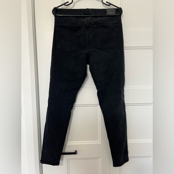 American Eagle Hi-Rise Black Jegging Super Stretch Size 8 - Picture 2 of 5